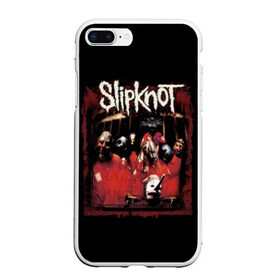 Чехол для iPhone 7Plus/8 Plus матовый с принтом Slipknot в Новосибирске, Силикон | Область печати: задняя сторона чехла, без боковых панелей | band | corey taylor | jim root | metal | mick thomson | music | official | альтернативный | глэм | готик | гранж | метал | музыка | пост | рок | слипкнот | хард