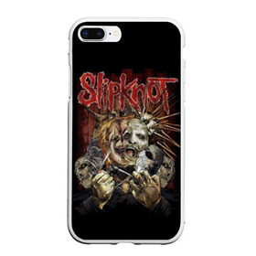 Чехол для iPhone 7Plus/8 Plus матовый с принтом Slipknot в Новосибирске, Силикон | Область печати: задняя сторона чехла, без боковых панелей | band | corey taylor | jim root | metal | mick thomson | music | official | альтернативный | глэм | готик | гранж | метал | музыка | пост | рок | слипкнот | хард