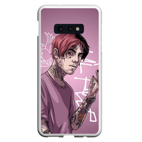 Чехол для Samsung S10E с принтом Lil Peep в Новосибирске, Силикон | Область печати: задняя сторона чехла, без боковых панелей | crybaby | gustav elijah ahr | hellboy | lil peep | lilpeep | peep | rap | густав элайджа ар | лил пип | рэп | хип хоп | эмо рэп