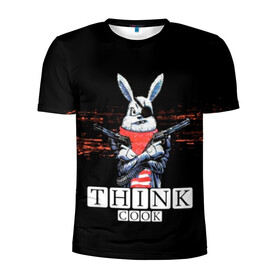 Мужская футболка 3D спортивная Кролик с Пистолетами: Измайлов купить в Новосибирске