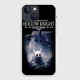 Чехол для iPhone 13 mini с принтом Hollow Knight в Новосибирске,  |  | hallownest | hollow knight | the knight | игры | компьютерная игра | реймер | рыцарь