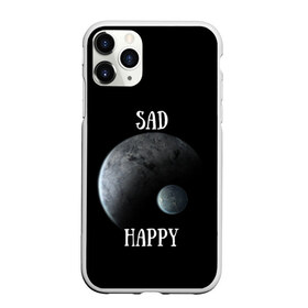 Чехол для iPhone 11 Pro матовый с принтом Sad Happy в Новосибирске, Силикон |  | jesus | rap | грустный | джизус | джизус возрождение | джизус рэпер | джизус ты ювелир | мерч | музыка | реп | рэп | счастливый