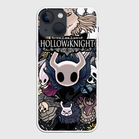Чехол для iPhone 13 mini с принтом Hollow Knight в Новосибирске,  |  | hallownest | hollow knight | the knight | игры | компьютерная игра | реймер | рыцарь