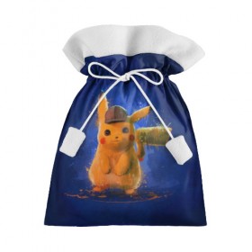 Подарочный 3D мешок с принтом Pikachu Pika Pika в Новосибирске, 100% полиэстер | Размер: 29*39 см | pika | pikachu | аниме | детская | детям | игры | молния | мышка | мышь | пика | пикачу | покемон | покемоны