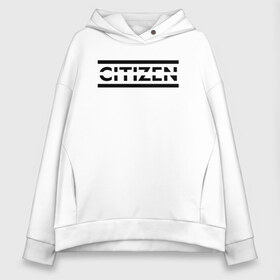 Женское худи Oversize хлопок с принтом Citizen Erased - Muse в Новосибирске, френч-терри — 70% хлопок, 30% полиэстер. Мягкий теплый начес внутри —100% хлопок | боковые карманы, эластичные манжеты и нижняя кромка, капюшон на магнитной кнопке | Тематика изображения на принте: muse | альтернативный | группа | доминик ховард | крис уолстенхолм | мосе | моус | моусе | муза | музе | музык | мусе | мьюз | мэттью беллами | прогрессивный | рок | симфонический | спейс | спейсрок