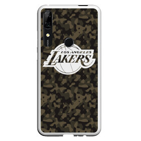 Чехол для Honor P Smart Z с принтом Los Angeles Lakers Camo в Новосибирске, Силикон | Область печати: задняя сторона чехла, без боковых панелей | camo | lakers | los angeles lakers | nba | баскетбол | камуфляж | лос анджелес лейкерс | нба | спорт | хаки