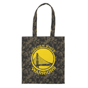 Сумка 3D повседневная с принтом Golden State Warriors camo в Новосибирске, 100% полиэстер | Плотность: 200 г/м2; Размер: 34×35 см; Высота лямок: 30 см | Тематика изображения на принте: golden state | golden state warriors | nba | warriors | баскетбол | голден стэйт | голден стэйт уорриорз | камуфляж | нба | спорт | уорриорз camo | хаки