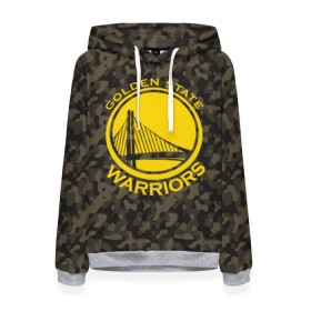 Женская толстовка 3D с принтом Golden State Warriors camo в Новосибирске, 100% полиэстер  | двухслойный капюшон со шнурком для регулировки, мягкие манжеты на рукавах и по низу толстовки, спереди карман-кенгуру с мягким внутренним слоем. | golden state | golden state warriors | nba | warriors | баскетбол | голден стэйт | голден стэйт уорриорз | камуфляж | нба | спорт | уорриорз camo | хаки