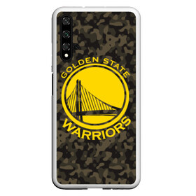 Чехол для Honor 20 с принтом Golden State Warriors camo в Новосибирске, Силикон | Область печати: задняя сторона чехла, без боковых панелей | Тематика изображения на принте: golden state | golden state warriors | nba | warriors | баскетбол | голден стэйт | голден стэйт уорриорз | камуфляж | нба | спорт | уорриорз camo | хаки