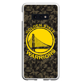 Чехол для Samsung S10E с принтом Golden State Warriors camo в Новосибирске, Силикон | Область печати: задняя сторона чехла, без боковых панелей | Тематика изображения на принте: golden state | golden state warriors | nba | warriors | баскетбол | голден стэйт | голден стэйт уорриорз | камуфляж | нба | спорт | уорриорз camo | хаки