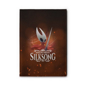 Обложка для автодокументов с принтом Hollow Knight: SILKSONG в Новосибирске, натуральная кожа |  размер 19,9*13 см; внутри 4 больших “конверта” для документов и один маленький отдел — туда идеально встанут права | Тематика изображения на принте: game | games | ghosts | godmaster | hollow | hornet | knight | metroidvania | silksong | zote | гримм | зот | игра | игры | квиррел | найт | песня | полый | призраки | пустой | рыцарь | силксонг | холлоу | хорнет | шелк