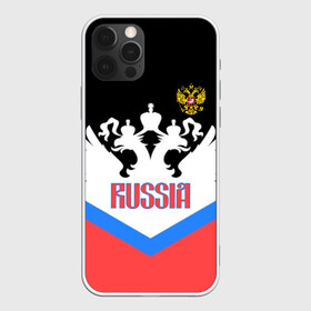 Чехол для iPhone 12 Pro Max с принтом HOCKEY RUSSIA в Новосибирске, Силикон |  | hockey | russia | sport | герб | надписи | россия | сборная хоккея | символика | спорт | спортсмен | триколор | форма | хоккей | чемпионат | я русский