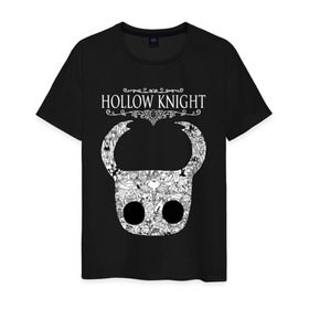 Мужская футболка хлопок с принтом Маска Hollow Knight в Новосибирске, 100% хлопок | прямой крой, круглый вырез горловины, длина до линии бедер, слегка спущенное плечо. | Тематика изображения на принте: game | hollow knight | hollow knight godmaster | hollow knight map | hollow knight ps4 | mask | silksong | зот могучий | игра | карта | королевство | маска | метроидвания | полый король | приключения букашек | халлоунест | холлоу кнайт | эмилити
