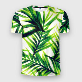Мужская футболка 3D спортивная с принтом Лист Пальмы в Новосибирске, 100% полиэстер с улучшенными характеристиками | приталенный силуэт, круглая горловина, широкие плечи, сужается к линии бедра | 2019 | 2020 | summer | в отпуск | весна | гаваи | гавайи | гавайская | для отпуска | лето | листья | море | настроение | осень | отдых | отпуск | пальма | пальмы | пляж | пляжная | путешественник | цветочки | цветы