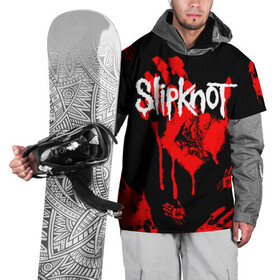 Накидка на куртку 3D с принтом Slipknot (1) в Новосибирске, 100% полиэстер |  | horror | music | not | rock | slipk | slipknot | кровь | музыка | рок | слипкнот | ужасы