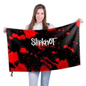 Флаг 3D с принтом Slipknot (2) в Новосибирске, 100% полиэстер | плотность ткани — 95 г/м2, размер — 67 х 109 см. Принт наносится с одной стороны | horror | music | not | rock | slipk | slipknot | кровь | музыка | рок | слипкнот | ужасы