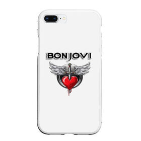 Чехол для iPhone 7Plus/8 Plus матовый с принтом Bon Jovi в Новосибирске, Силикон | Область печати: задняя сторона чехла, без боковых панелей | bon jovi | бон джови | музыка | музыкальная группа | песни | рок | рок группа | рокгруппа
