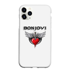 Чехол для iPhone 11 Pro матовый с принтом Bon Jovi в Новосибирске, Силикон |  | bon jovi | бон джови | музыка | музыкальная группа | песни | рок | рок группа | рокгруппа