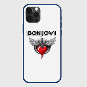 Чехол для iPhone 12 Pro с принтом Bon Jovi в Новосибирске, силикон | область печати: задняя сторона чехла, без боковых панелей | bon jovi | бон джови | музыка | музыкальная группа | песни | рок | рок группа | рокгруппа