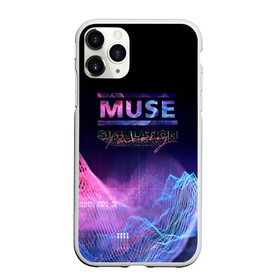 Чехол для iPhone 11 Pro Max матовый с принтом Cyber Muse в Новосибирске, Силикон |  | alternative | bellamy | cyber | indie | muse | rock | simulation theory | беллами | мьюз