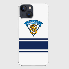 Чехол для iPhone 13 mini с принтом Сборная Финляндии в Новосибирске,  |  | finland | hockey | sport | suomi | герб | надписи | сборная финляндии | сборная хоккея | символика | спорт | спортсмен | финляндия | форма | хоккей | чемпионат | чемпионат 2019