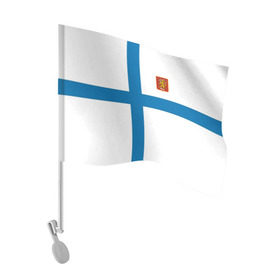 Флаг для автомобиля с принтом Сборная Финляндии в Новосибирске, 100% полиэстер | Размер: 30*21 см | finland | hockey | sport | suomi | герб | надписи | сборная финляндии | сборная хоккея | символика | спорт | спортсмен | финляндия | форма | хоккей | чемпионат | чемпионат 2019