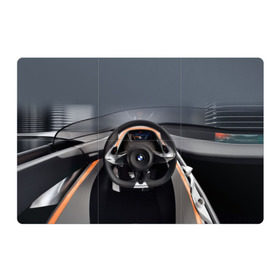 Магнитный плакат 3Х2 с принтом BMW в Новосибирске, Полимерный материал с магнитным слоем | 6 деталей размером 9*9 см | bmw | car | car interior | steering | windshield | автомобиль | бмв | лобовое стекло | руль | салон