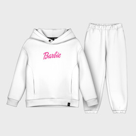 Детский костюм хлопок Oversize с принтом Barbie в Новосибирске,  |  | bad | barbie | bratz | girl | princess | team | барби | братц | девочка | дочка | дочь | кукла | куколка | лого | логотип | любимая | невеста | подружка | прекрасная