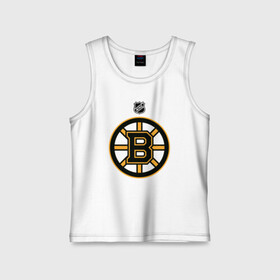 Детская майка хлопок с принтом Boston Bruins NHL в Новосибирске,  |  | boston | boston bruins | hockey | nhl | бостон | бостон брюинз | кубок стенли | нхл | спорт | хоккей | шайба