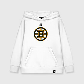 Детская толстовка хлопок с принтом Boston Bruins NHL в Новосибирске, 100% хлопок | Круглый горловой вырез, эластичные манжеты, пояс, капюшен | Тематика изображения на принте: boston | boston bruins | hockey | nhl | бостон | бостон брюинз | кубок стенли | нхл | спорт | хоккей | шайба