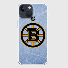 Чехол для iPhone 13 mini с принтом Boston Bruins в Новосибирске,  |  | boston | boston bruins | hockey | nhl | бостон | бостон брюинз | кубок стенли | нхл | спорт | хоккей | шайба