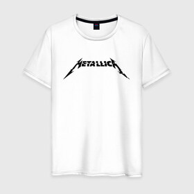 Мужская футболка хлопок с принтом METALLICA в Новосибирске, 100% хлопок | прямой крой, круглый вырез горловины, длина до линии бедер, слегка спущенное плечо. | matters metallica | music | nothing else | rock | trash metal | группа | музыка | музыканты | рок | трэш металл