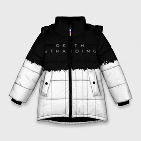 Зимняя куртка для девочек 3D с принтом DEATH STRANDING в Новосибирске, ткань верха — 100% полиэстер; подклад — 100% полиэстер, утеплитель — 100% полиэстер. | длина ниже бедра, удлиненная спинка, воротник стойка и отстегивающийся капюшон. Есть боковые карманы с листочкой на кнопках, утяжки по низу изделия и внутренний карман на молнии. 

Предусмотрены светоотражающий принт на спинке, радужный светоотражающий элемент на пуллере молнии и на резинке для утяжки. | bridges | death | game | games | hideo | kojima | logo | mads | mikkelsen | norman | porter | reedus | sam | stranding | гений | дес | игра | игры | кодзима | лого | миккельсен | портер | ридус | стрендинг | сэм | хидео