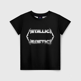 Детская футболка 3D с принтом Metallica в Новосибирске, 100% гипоаллергенный полиэфир | прямой крой, круглый вырез горловины, длина до линии бедер, чуть спущенное плечо, ткань немного тянется | guitar | hard | heavymetal | metal | metallica | music | rock | гитара | картинка | картинки | метал | металика | металлика | мода | музыка | рок | тренд | тренды | треш | трэш | тяжелый | хард