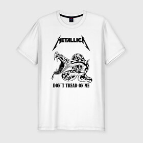 Мужская футболка премиум с принтом METALLICA в Новосибирске, 92% хлопок, 8% лайкра | приталенный силуэт, круглый вырез ворота, длина до линии бедра, короткий рукав | matters metallica | music | nothing else | rock | trash metal | группа | музыка | музыканты | рок | трэш металл