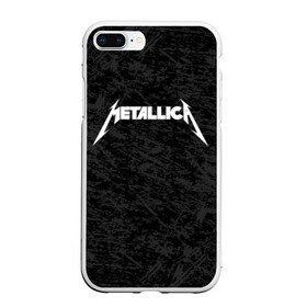 Чехол для iPhone 7Plus/8 Plus матовый с принтом METALLICA в Новосибирске, Силикон | Область печати: задняя сторона чехла, без боковых панелей | matters metallica | music | nothing else | rock | trash metal | группа | металлика | музыка | музыканты | рок | трэш металл