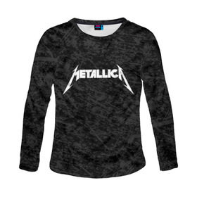 Женский лонгслив 3D с принтом METALLICA в Новосибирске, 100% полиэстер | длинные рукава, круглый вырез горловины, полуприлегающий силуэт | matters metallica | music | nothing else | rock | trash metal | группа | металлика | музыка | музыканты | рок | трэш металл