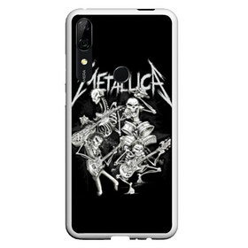 Чехол для Honor P Smart Z с принтом Metallica в Новосибирске, Силикон | Область печати: задняя сторона чехла, без боковых панелей | album | black | concert | heavy | kirk | metal | metallica | music | rock | tolls | джеймс хэтфилд | кирк хэмметт | клифф бёртон | ларс ульрих | метал | металлика | трэш