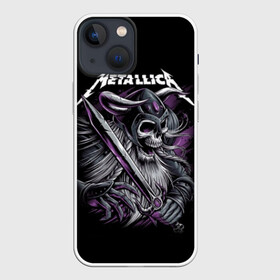 Чехол для iPhone 13 mini с принтом Metallica в Новосибирске,  |  | album | black | concert | heavy | kirk | metal | metallica | music | rock | tolls | джеймс хэтфилд | кирк хэмметт | клифф бёртон | ларс ульрих | метал | металлика | трэш