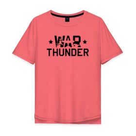 Мужская футболка хлопок Oversize с принтом war thunder в Новосибирске, 100% хлопок | свободный крой, круглый ворот, “спинка” длиннее передней части | war thunder | war thunder 2019 | war thunder лучшие | war thunder самолеты | war thunder танки | вар тандер | игра war thunder | купить футболку war thunder | футболки war thunder