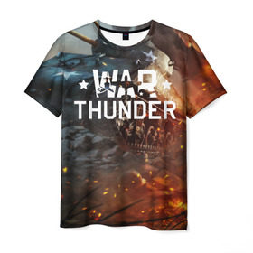 Мужская футболка 3D с принтом war thunder (ник на спине) в Новосибирске, 100% полиэфир | прямой крой, круглый вырез горловины, длина до линии бедер | war thunder | war thunder 2019 | war thunder лучшие | war thunder самолеты | war thunder танки | вар тандер | игра war thunder | купить футболку war thunder | футболки war thunder