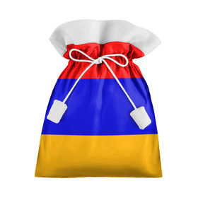 Подарочный 3D мешок с принтом Армения. Флаг. в Новосибирске, 100% полиэстер | Размер: 29*39 см | Тематика изображения на принте: армения | армянский | государство | знамя | кавказ | республика | символ | снг | ссср | страна | флаг