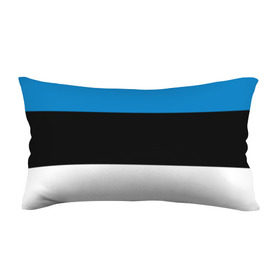 Подушка 3D антистресс с принтом Эстония. Флаг. в Новосибирске, наволочка — 100% полиэстер, наполнитель — вспененный полистирол | состоит из подушки и наволочки на молнии | балтии | государство | прибалтика | республика | снг | ссср | страна | страны | эстония