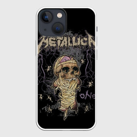 Чехол для iPhone 13 mini с принтом Metallica в Новосибирске,  |  | album | black | concert | heavy | kirk | metal | metallica | music | rock | tolls | джеймс хэтфилд | кирк хэмметт | клифф бёртон | ларс ульрих | метал | металлика | трэш