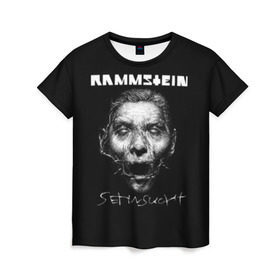 Женская футболка 3D с принтом Rammstein в Новосибирске, 100% полиэфир ( синтетическое хлопкоподобное полотно) | прямой крой, круглый вырез горловины, длина до линии бедер | du hast | heavy | herzeleid | metal | mutter | rammstein | reise | rosenrot | sehnsucht | till lindemann | группа | метал | рамштайн | рок | тилль линдеманн | хард
