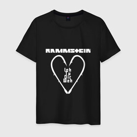 Мужская футболка хлопок с принтом Rammstein в Новосибирске, 100% хлопок | прямой крой, круглый вырез горловины, длина до линии бедер, слегка спущенное плечо. | rammstein | rock | атрибутика | боль | группа | линдеманн | любовь | мерч | музыка | музыкант | немецкий | певец | раммштайн | рамштайн | рок | рок группа | рок музыка | рокер | сердце | тилль линдеманн