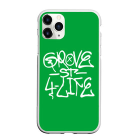 Чехол для iPhone 11 Pro матовый с принтом Грув стрит в Новосибирске, Силикон |  | gta | gta sa | samp | банда грув стрит | граффити грув стрит | грув гта | грув стрит гта | гта
