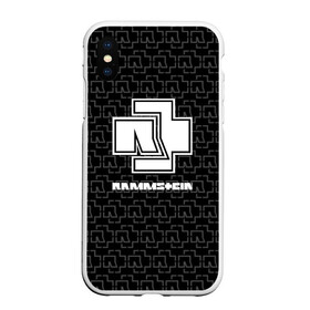 Чехол для iPhone XS Max матовый с принтом RAMMSTEIN в Новосибирске, Силикон | Область печати: задняя сторона чехла, без боковых панелей | metallica | music | rammstein | rock | металл | металлика | музыка | раммштайн | рок | рок группа