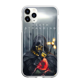 Чехол для iPhone 11 Pro Max матовый с принтом Death Stranding (НА СПИНЕ) в Новосибирске, Силикон |  | Тематика изображения на принте: cliff | deadman | death stranding | fragile | hideo kojima | mads mikkelsen | norman reedus | sam | дельторо | дэдмен | коджима | кодзима | мадс миккельсен | норман ридус | сэм | хидео