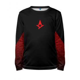 Детский лонгслив 3D с принтом Astralis uniform 2019 в Новосибирске, 100% полиэстер | длинные рукава, круглый вырез горловины, полуприлегающий силуэт
 | astralis | astralis 2017 | astralis 2019 | astralis cs | astralis uniform | astralis кс го | cs | csgo | кс | кс го | ксго